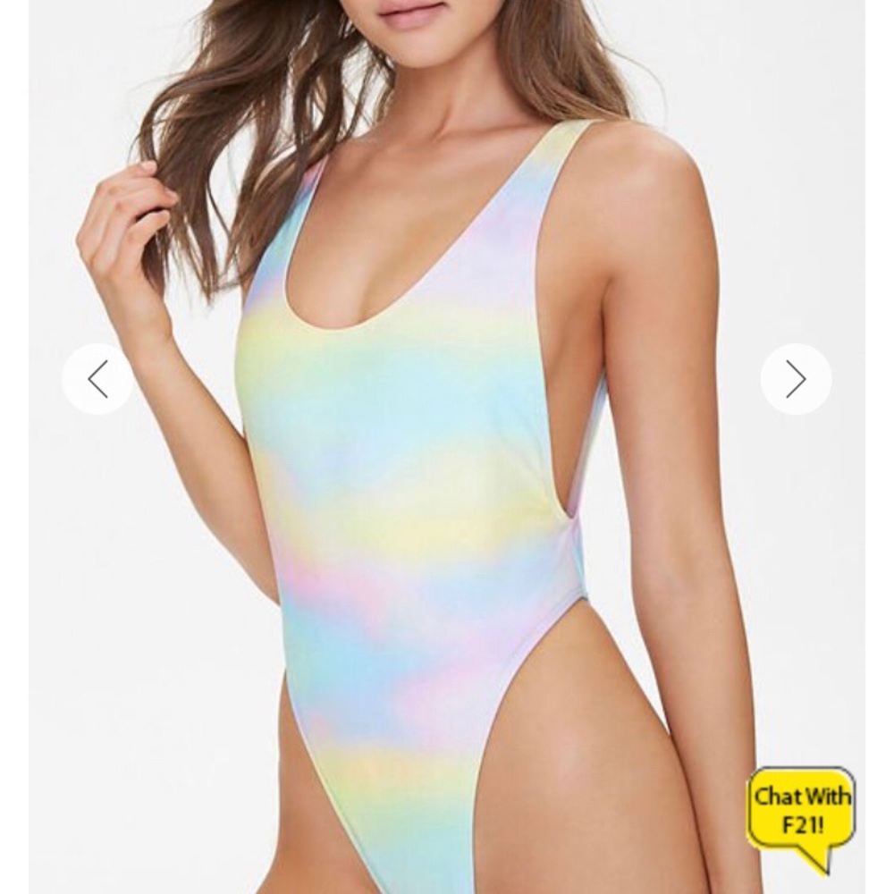 Cloud Wash Cheeky One-Piece Swimsuit